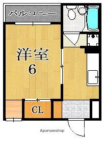 サニーハイツ(1K/3階)の間取り写真