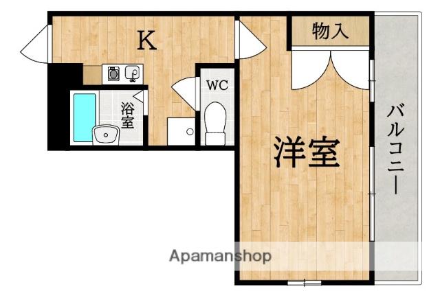 レオパレス大陽壱番館(1K/1階)の間取り写真