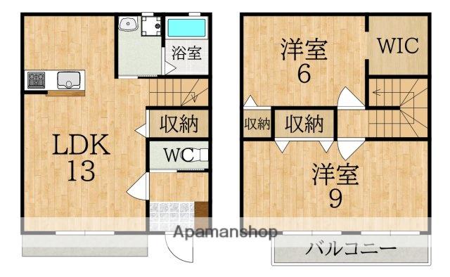 ＳＴ．パナホームあやめ池(2LDK)の間取り写真