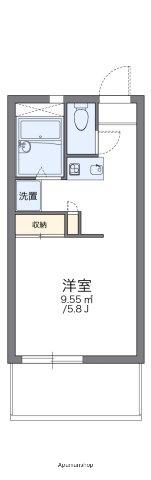 レオパレスイーストFIELD精華(1K/3階)の間取り写真