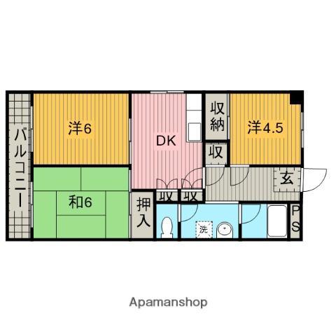 シーダーズ ハイツ(3DK/12階)の間取り写真