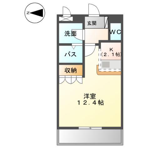 阪和線 紀伊駅 バス乗車時間：10分 相谷バス停で下車 徒歩5分 2階建 築16年(ワンルーム/1階)の間取り写真