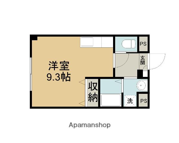 メゾン・ド・ポレールⅤ(ワンルーム/2階)の間取り写真