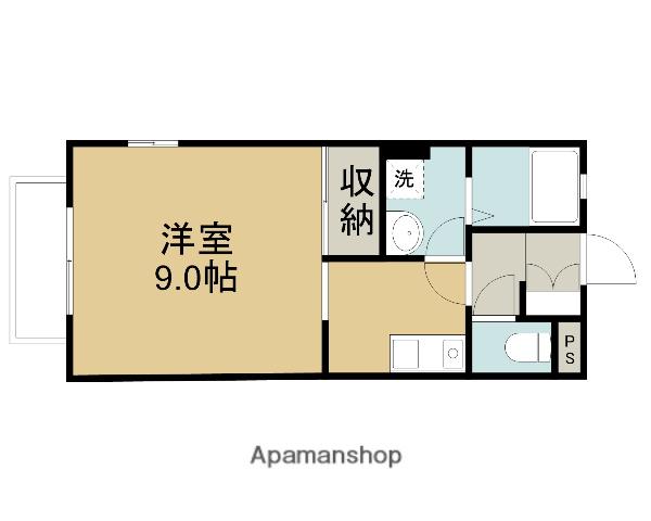 サニーパレス(ワンルーム/1階)の間取り写真