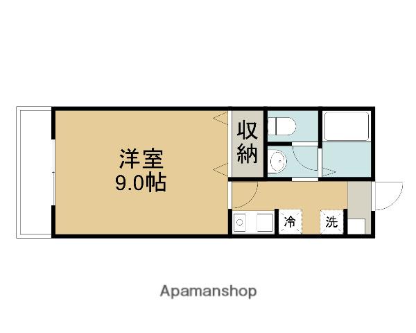 メゾンたじま(1K/1階)の間取り写真