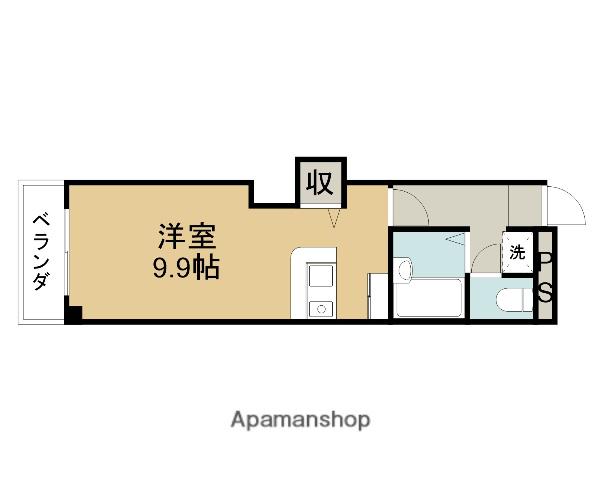 サザンセレスト(ワンルーム/1階)の間取り写真