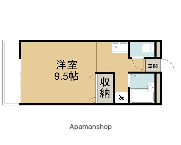 SOH FLAT(ワンルーム/2階)の間取り写真