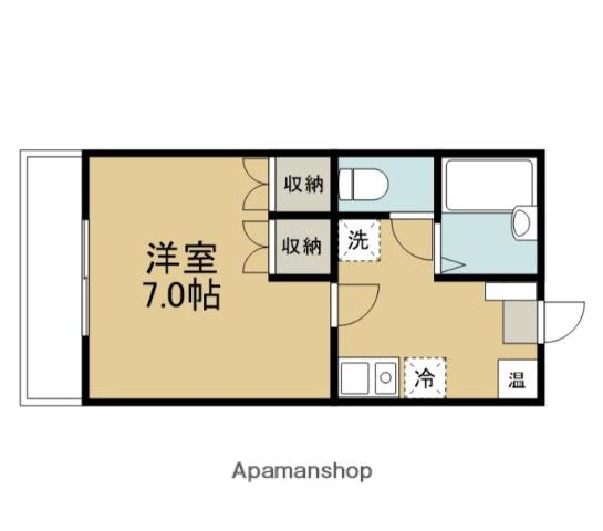 ジョレドーネ62(1K/1階)の間取り写真