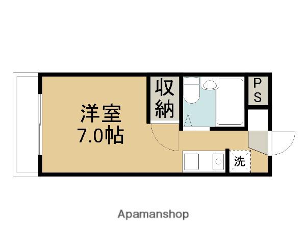 さくらマンション(ワンルーム/3階)の間取り写真