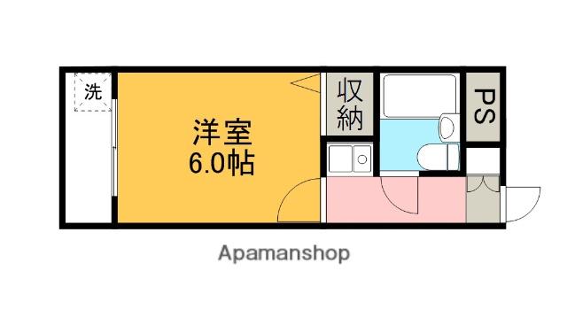 ジョイフレンド(1K/3階)の間取り写真