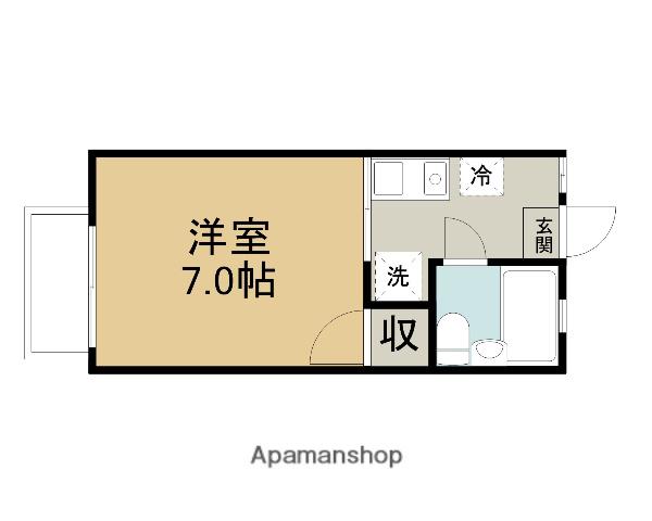 SOCIO-21(1K/2階)の間取り写真