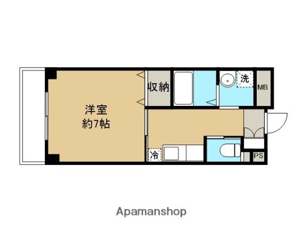 プリマベーラ(1K/1階)の間取り写真