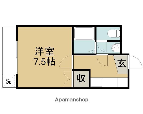 コーポミサ(1K/2階)の間取り写真