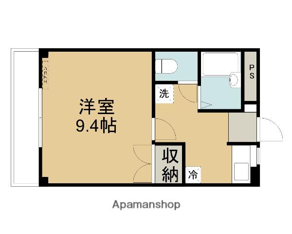 カサエスタシオン(1K/2階)の間取り写真