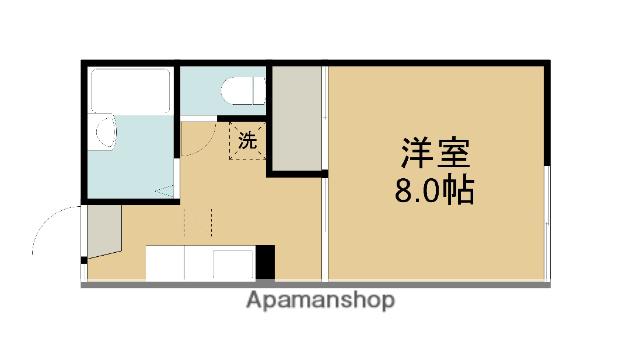 ハイツアルカディア B(1K/1階)の間取り写真