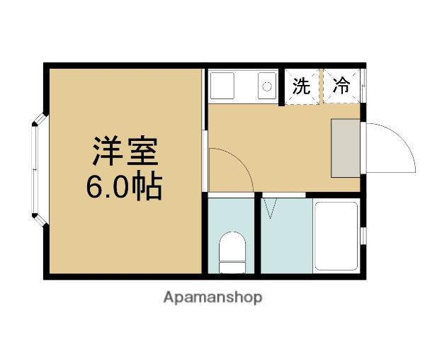 サニーエイト(1K/1階)の間取り写真