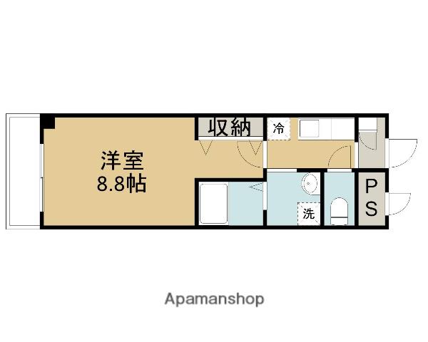 プリマベーラⅥ(1K/3階)の間取り写真