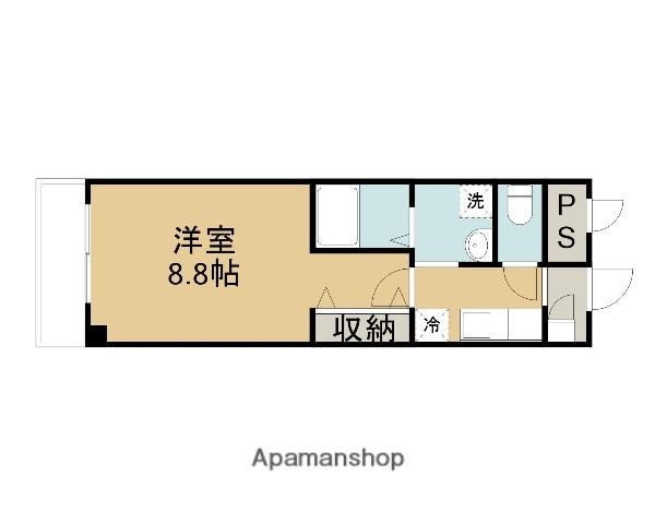 プリマベーラⅥ(1K/2階)の間取り写真