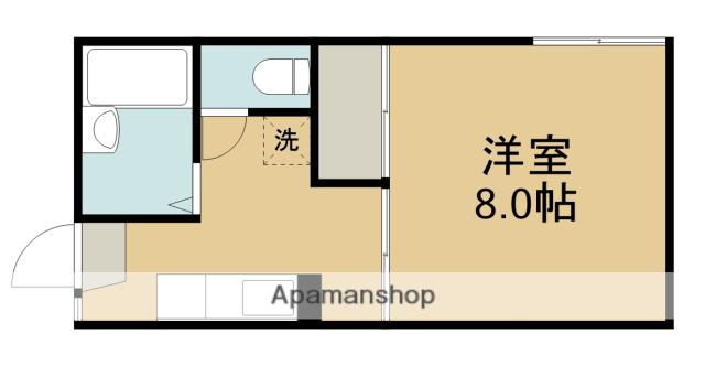 ハイツアルカディアA(1K/2階)の間取り写真