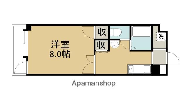 スカイマンション永楽(1K/10階)の間取り写真