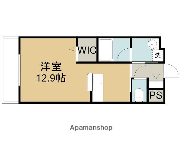 サンテラス安長(ワンルーム/2階)の間取り写真