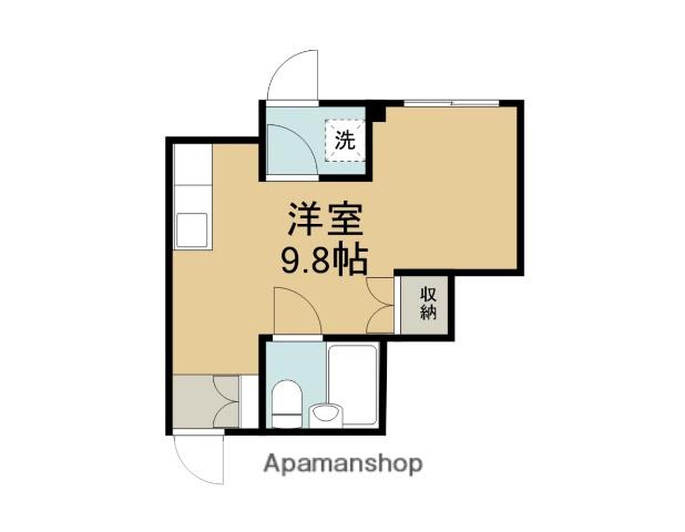 MKマンション(ワンルーム/1階)の間取り写真