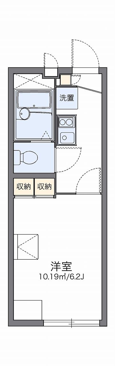 レオパレスCELESTE古海(1K/1階)の間取り写真