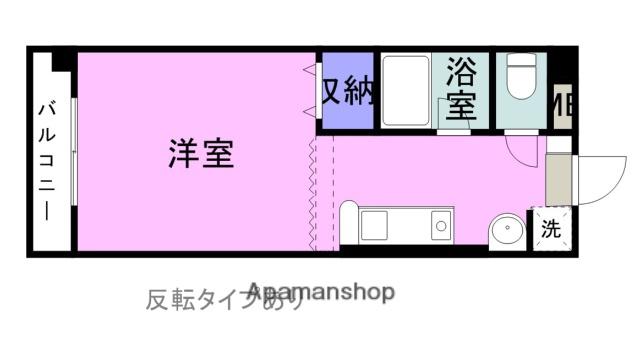 メゾンドリビドーⅡ(1K/7階)の間取り写真