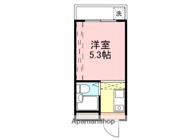 リヴェール目久美(1K/1階)の間取り写真