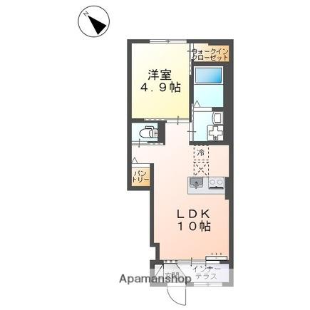 ピアッツア 啓成(1LDK/1階)の間取り写真