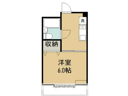 丸和ビル(1K/4階)の間取り写真