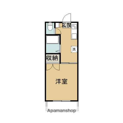 コーポセピア(1K/2階)の間取り写真