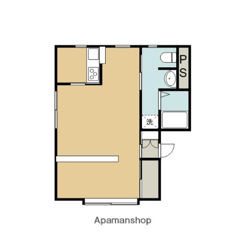シャルム西津田Ⅲ(1LDK/1階)の間取り写真