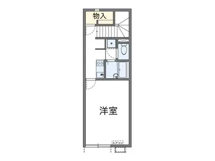 レオネクスト楓(1K/2階)の間取り写真