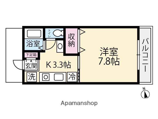 ハイツ・セントベル(1K/1階)の間取り写真