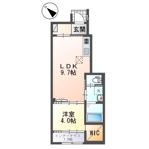F・I・D(1LDK/1階)の間取り写真