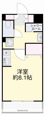 アーバンハイム小橋(ワンルーム/8階)の間取り写真