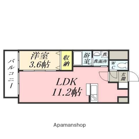 AXⅠS今(1LDK/9階)の間取り写真
