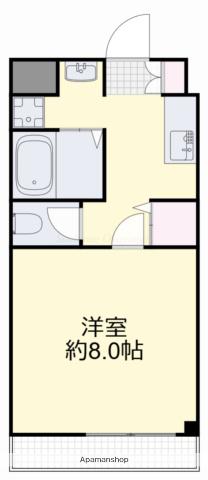 グレイス下中野(1K/2階)の間取り写真