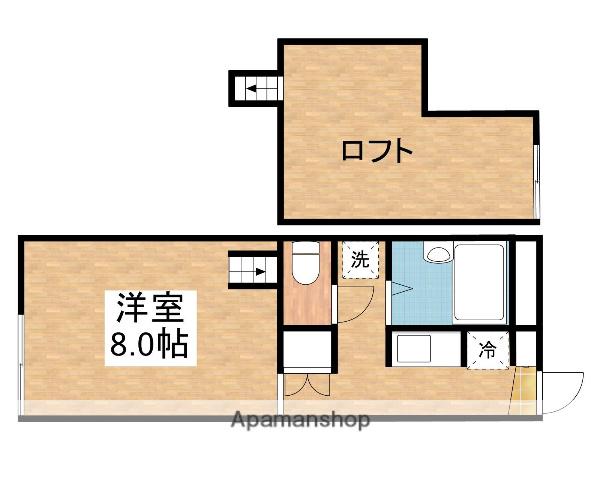 シャルマンドミール(1K/1階)の間取り写真