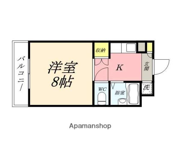 サンライト津島Ⅰ(1K/5階)の間取り写真