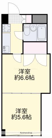 スプランドゥール中山下(2K/3階)の間取り写真