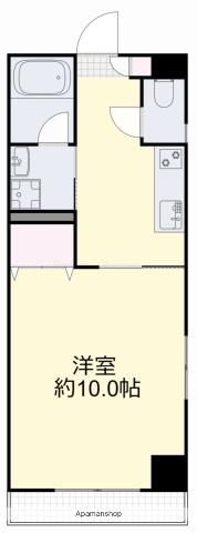 MIRAGE MARUNOUCHI(1K/6階)の間取り写真