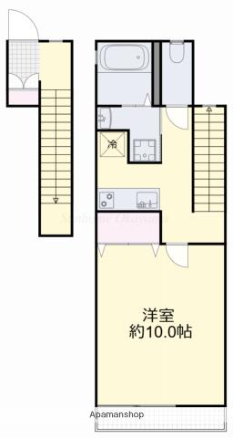 アイルスマート(1K/2階)の間取り写真