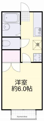 サマックス・アベニュー(1K/2階)の間取り写真