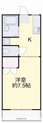 MAISONDEYASUDA(1K/1階)の間取り写真