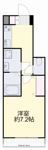 トスカ北方B棟(1K/1階)の間取り写真