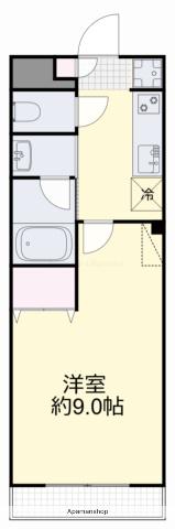 S-1大元駅前(1K/5階)の間取り写真