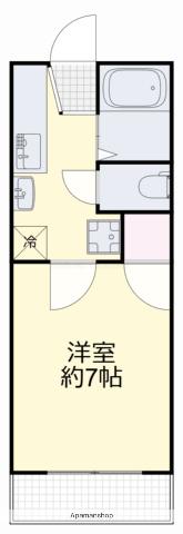 アルソーレ城北弐番館(1K/2階)の間取り写真