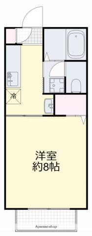 ウィンライフ津島Ⅰ(1K/1階)の間取り写真